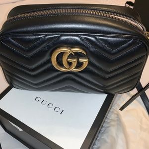 GG Marmont small matelassé shoulder bag